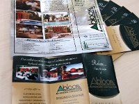 BEFORE AND AFTER for Abloom  Tri-fold brochure redesign